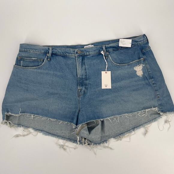 GOOD AMERICAN GOOD 90S SHORT - PLUS SZ 22 - Picture 1 of 6